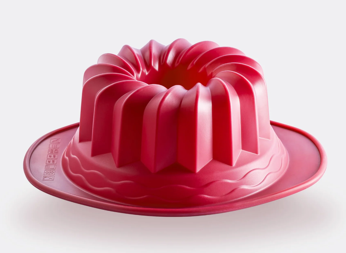 Coox - Gugelhupfform Silikon mit Haltegriff 24cm