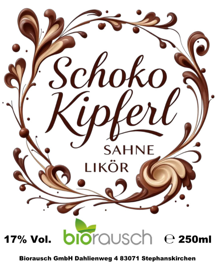 Schoko Kipferl Likör 17% vol