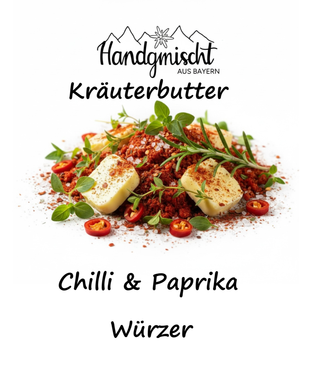Kräuterbutter Chili & Paprika – Nachfüllpackung