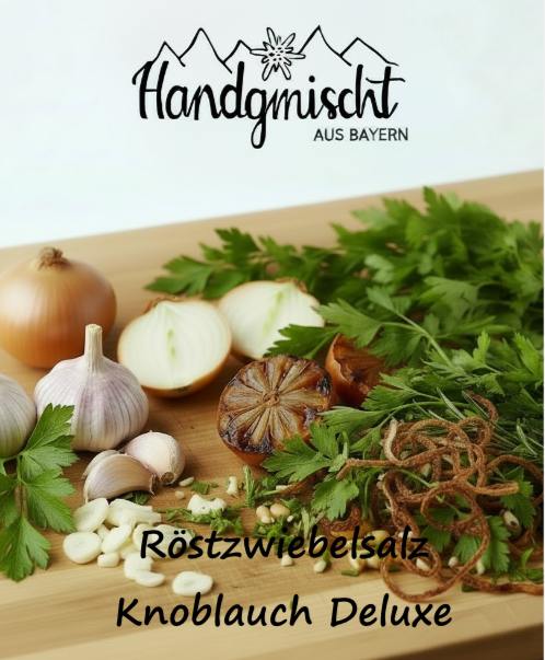 Röstzwiebelsalz Knoblauch Deluxe
