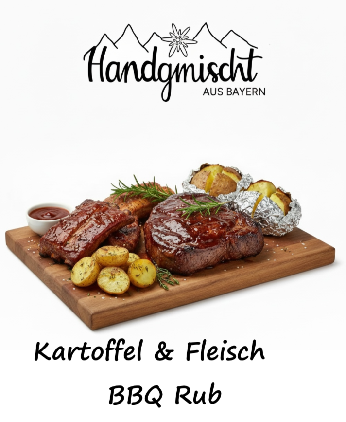 Kartoffel und Fleisch BBQ RUB