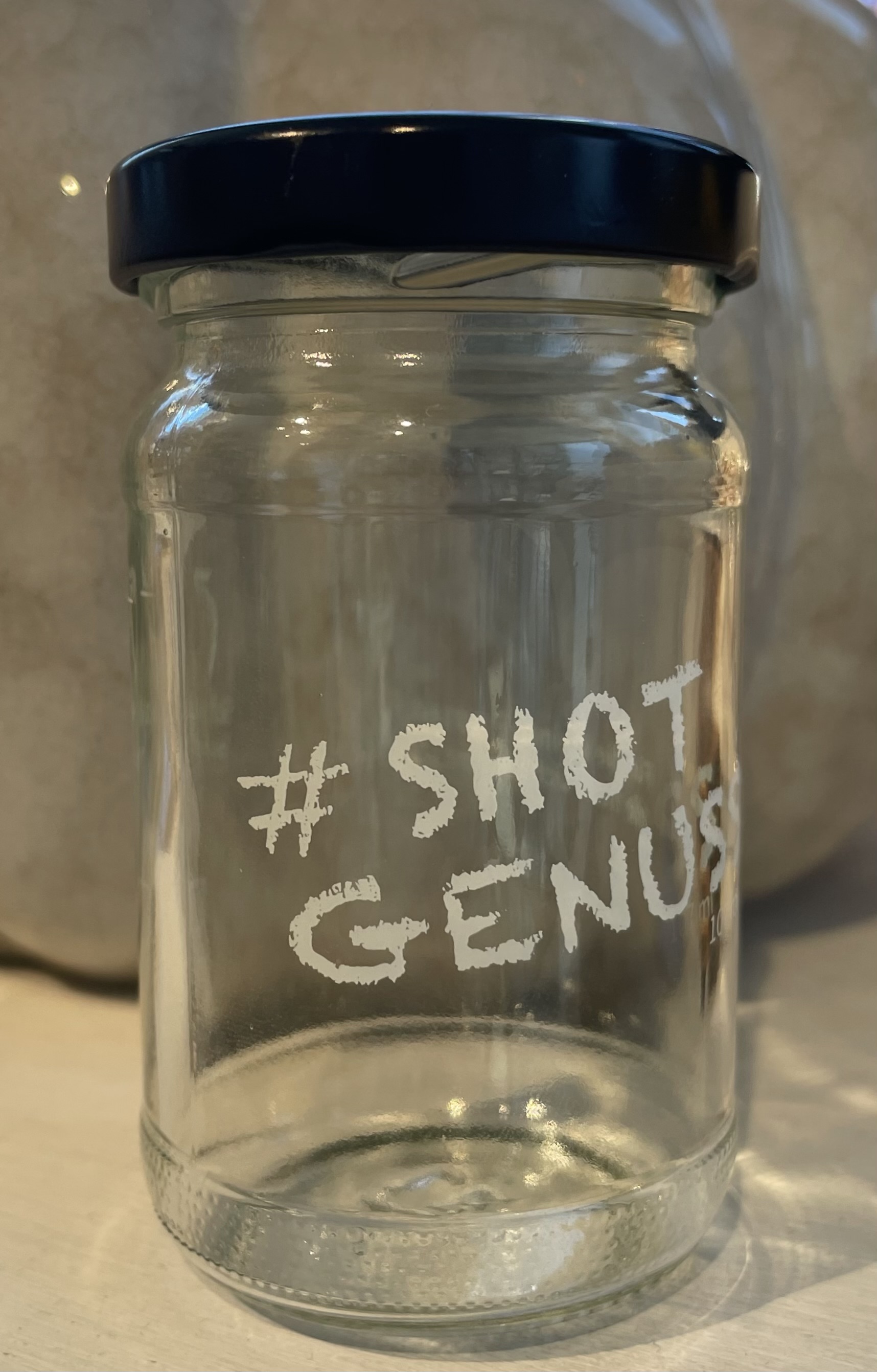 Shotglas 107 ml inkl. Schraubdeckel (für Ingwer shots)